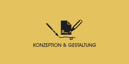 konzeption & gestaltung entwurf