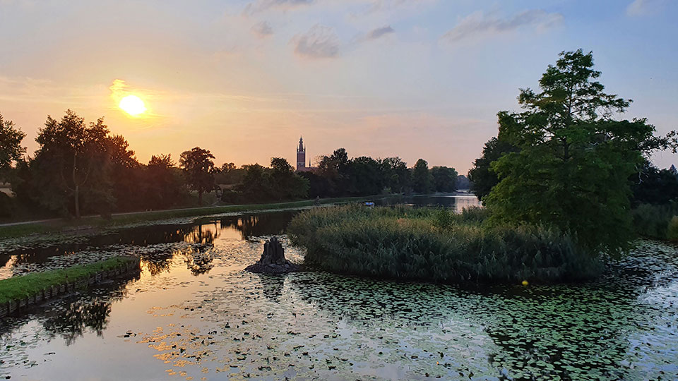 Wörlitz Künstlicher Vulkan Ausblick